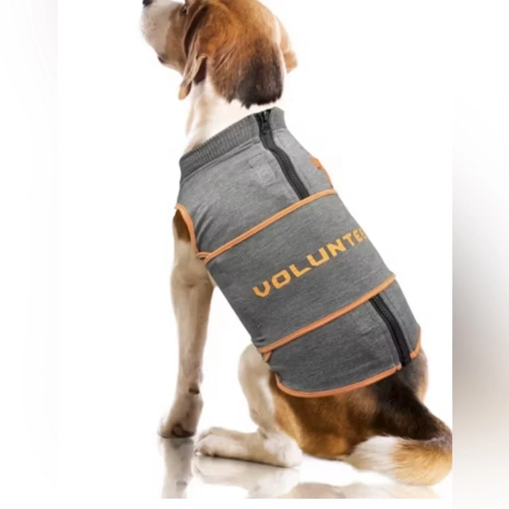 Pets First Tennessee Vols Dog Soothing Solution Vest M Dogs Calming Coat **Read